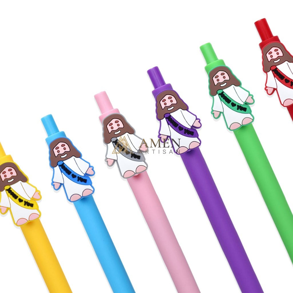 Jesus Doll Retractable Ballpoint Pen  Amen Artisan