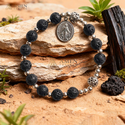 Natural Stone Bracelet Amen Artisan