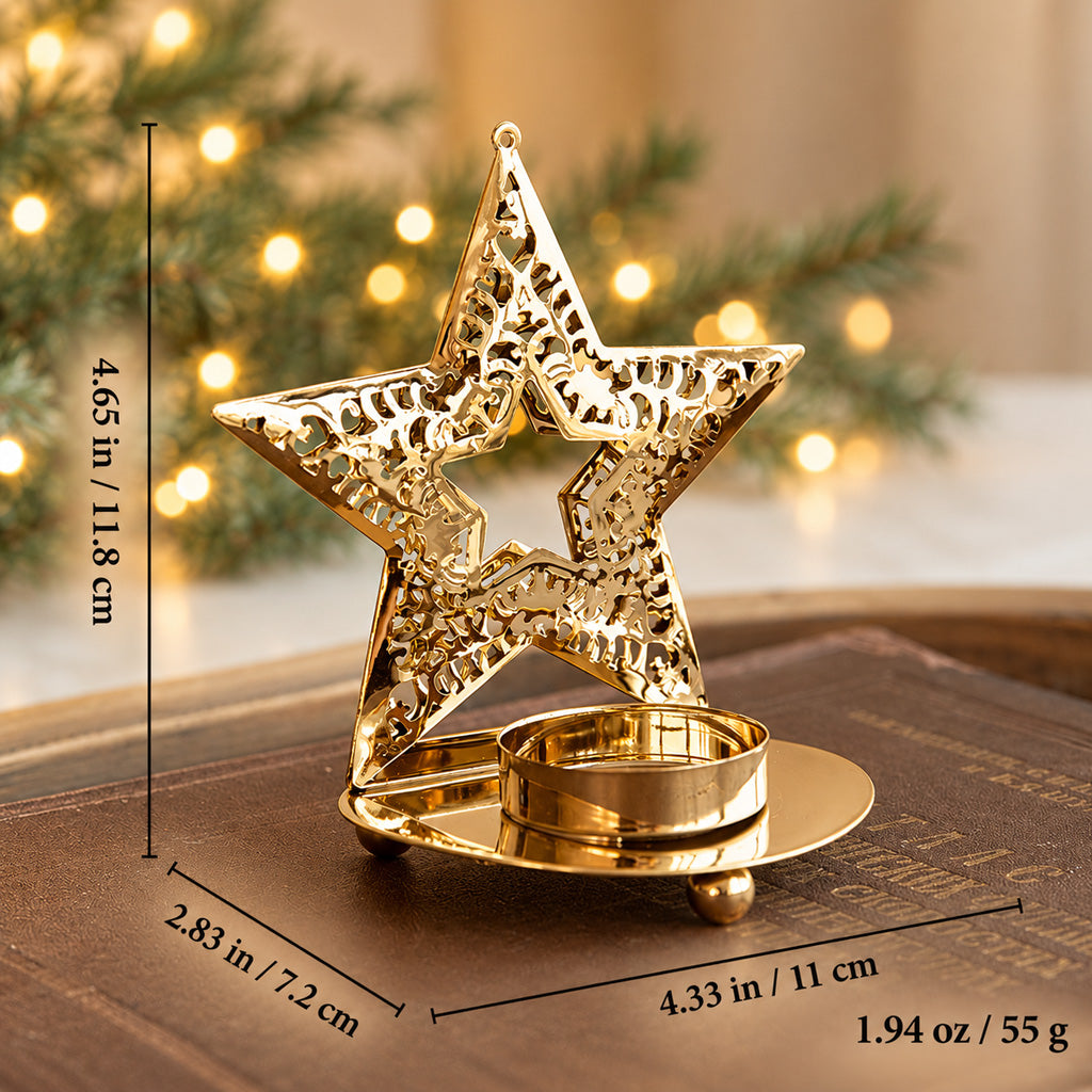 Merry Christmas Candle Holder