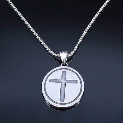 St. Christopher Traveler Medal Necklace