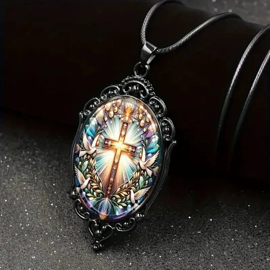 $0.99 Deal - Holy Cross Light Vintage Necklace