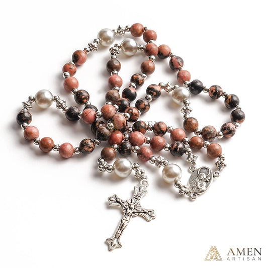 【Deal Today】Rhodonite Rosary