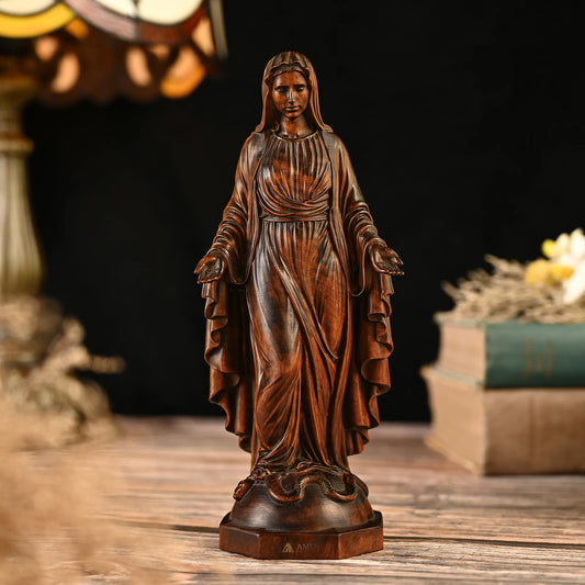 Our Lady of Grace Wood Carving
