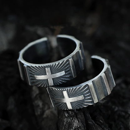 $0.99 Deal Joshua 1:9 Fearless Cross Ring