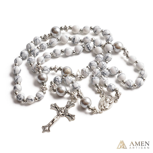 【Deal Today】Howlite Rosary