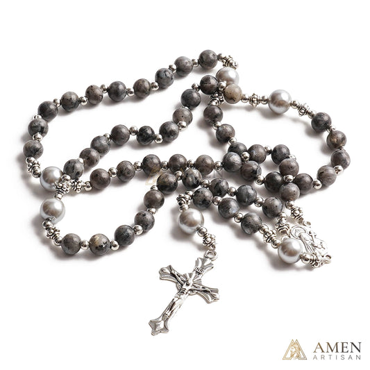 【Deal Today】Black Labradorite Rosary