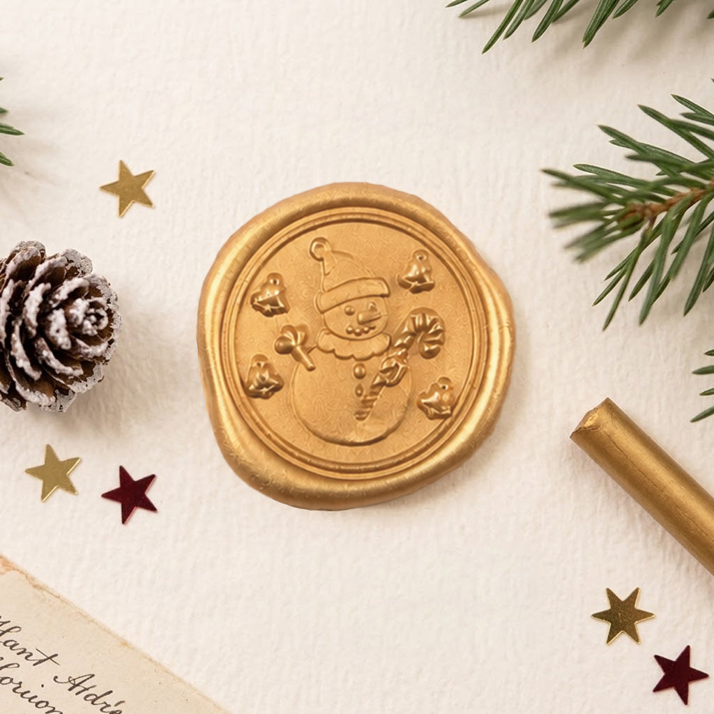 Christmas Gingerbread Wax Seal Stickers
