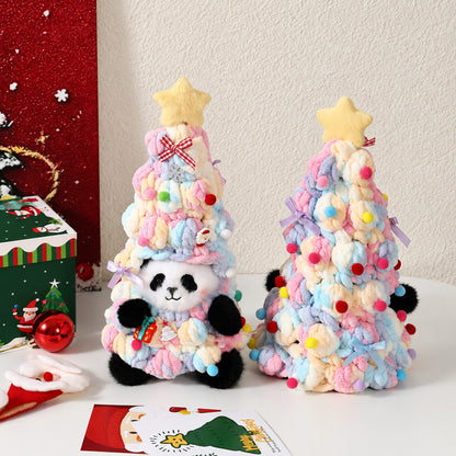 Panda Christmas Tree Plush Decoration