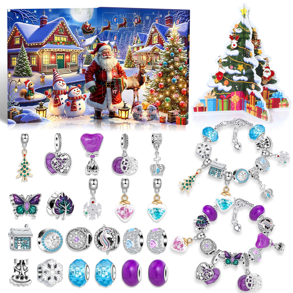 Christmas DIY Charm Bracelet Set