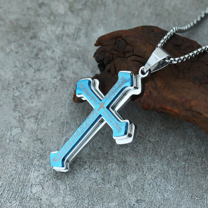 Lord’s Prayer Cross Pendant