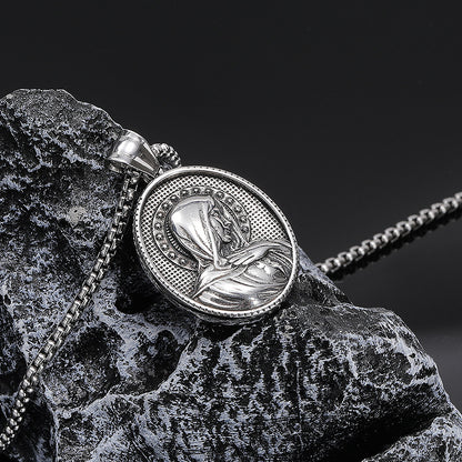 Miraculous Medal Necklace Amen Artisan