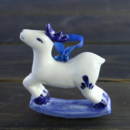 Delft Blue Ceramic Tabletop Ornament Amen Artisan