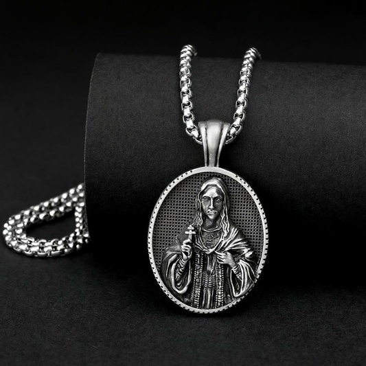 Our Lady of Guadalupe Gold Metal Necklace Amen Artisan
