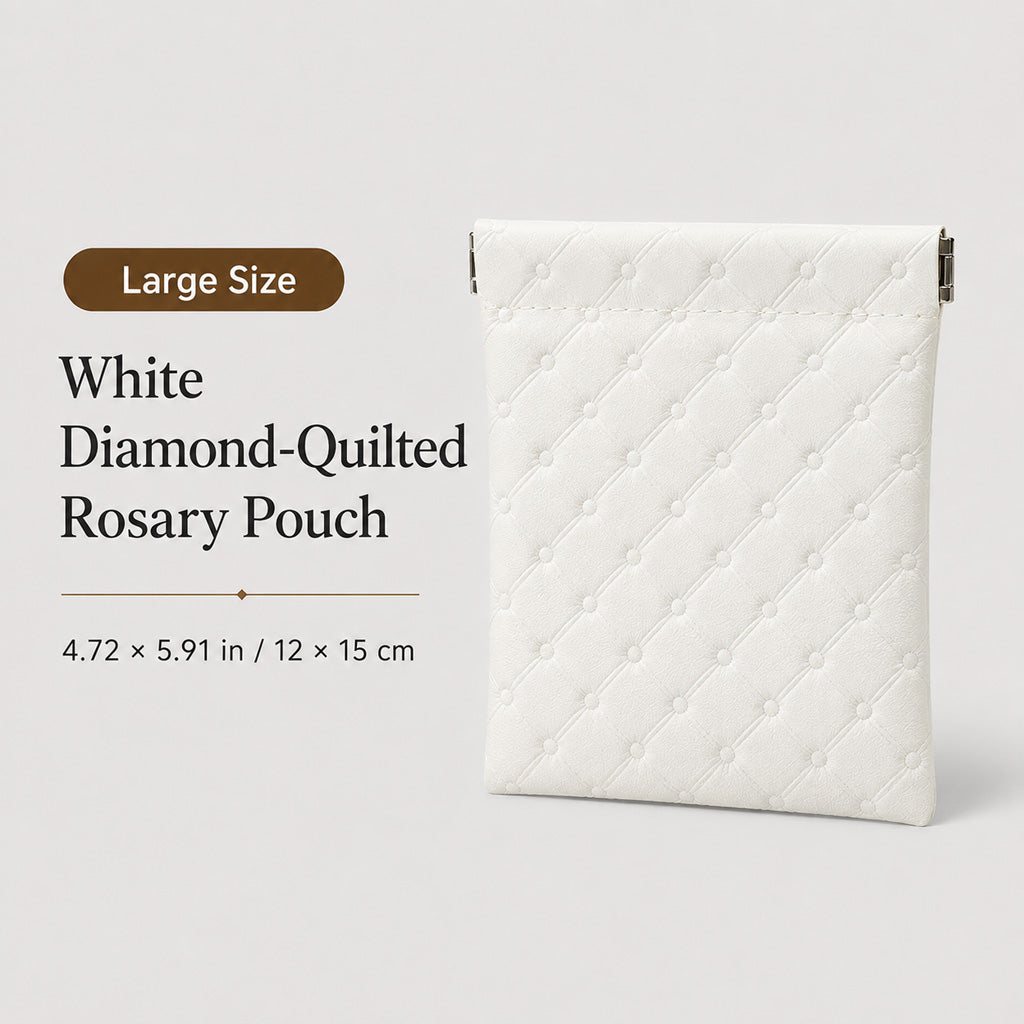 Simple Rosary Storage Pouch for Everyday Carry and Prayer