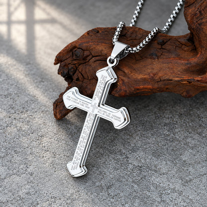 【LIMITED-TIME 50% OFF】Lord’s Prayer Cross Pendant