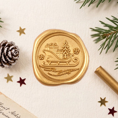 Christmas Gingerbread Wax Seal Stickers