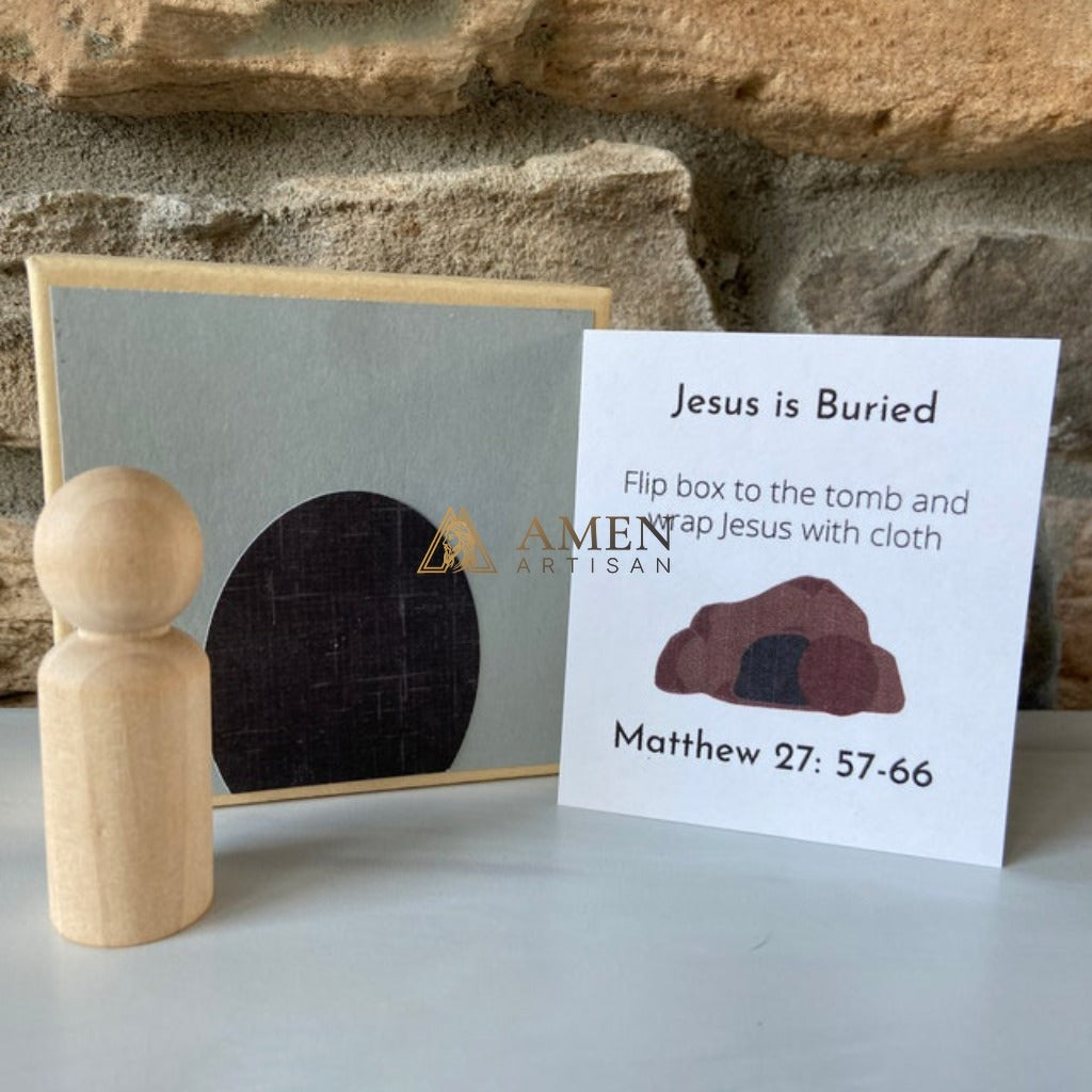 Handcrafted Easter Holy Week Box Gift Set Amen Artisan
