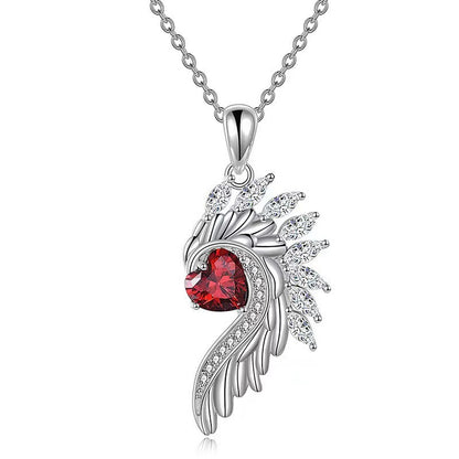 Angel & Demon Wings Couple Pendant Necklace Amen Artisan