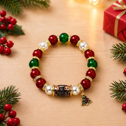 Christmas Tree Charm Bracelet