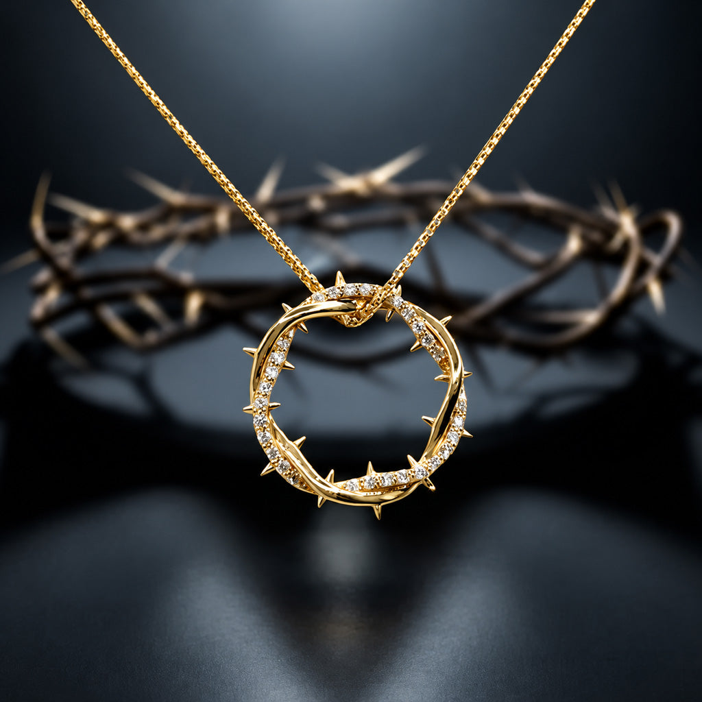 Crown of Thorns Pendant Necklace