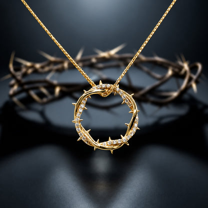 Crown of Thorns Pendant Necklace