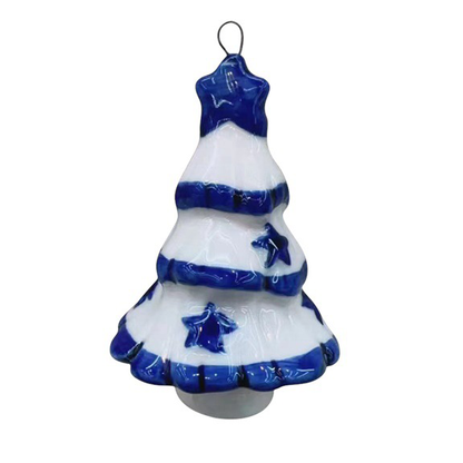 Delft Blue Ceramic Tabletop Ornament Amen Artisan