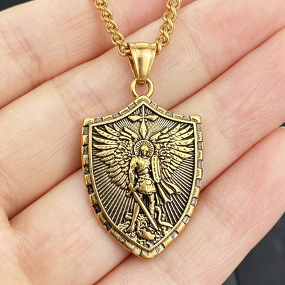 【Deal Today】St Michael Necklace - Amen Artisan | Amen Artisan
