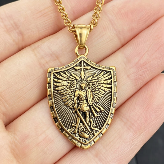 【Deal Today】St Michael Necklace - Amen Artisan | Amen Artisan