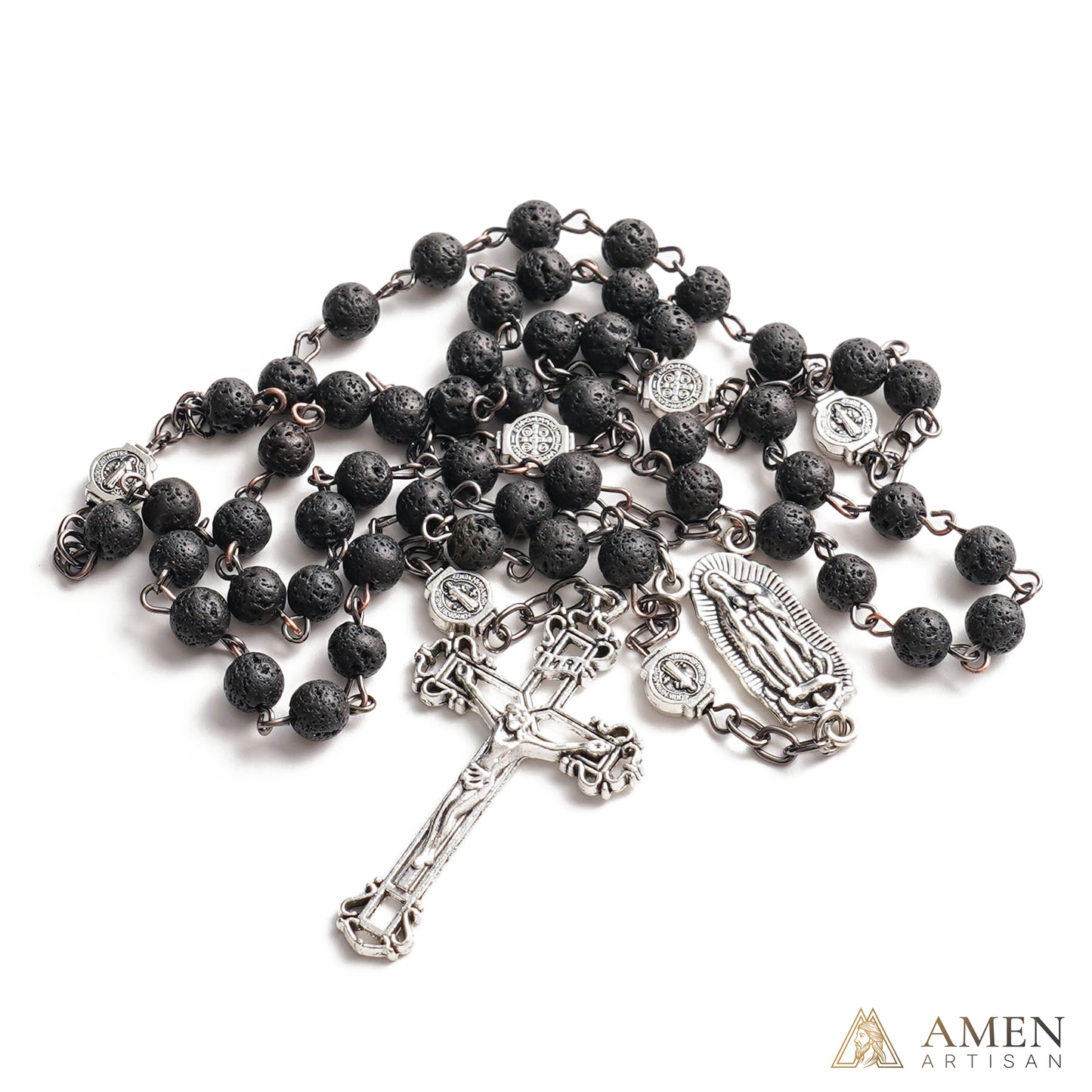 Lava Stone Rosary