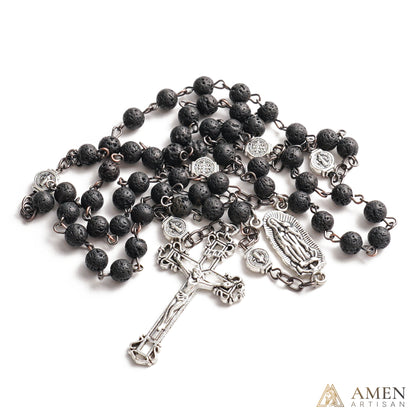 Lava Stone Rosary