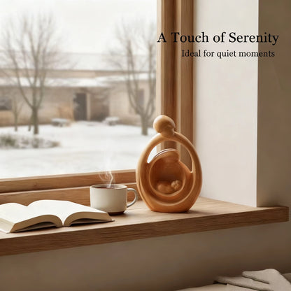 Holy Family Wooden Carving Amen Artisan