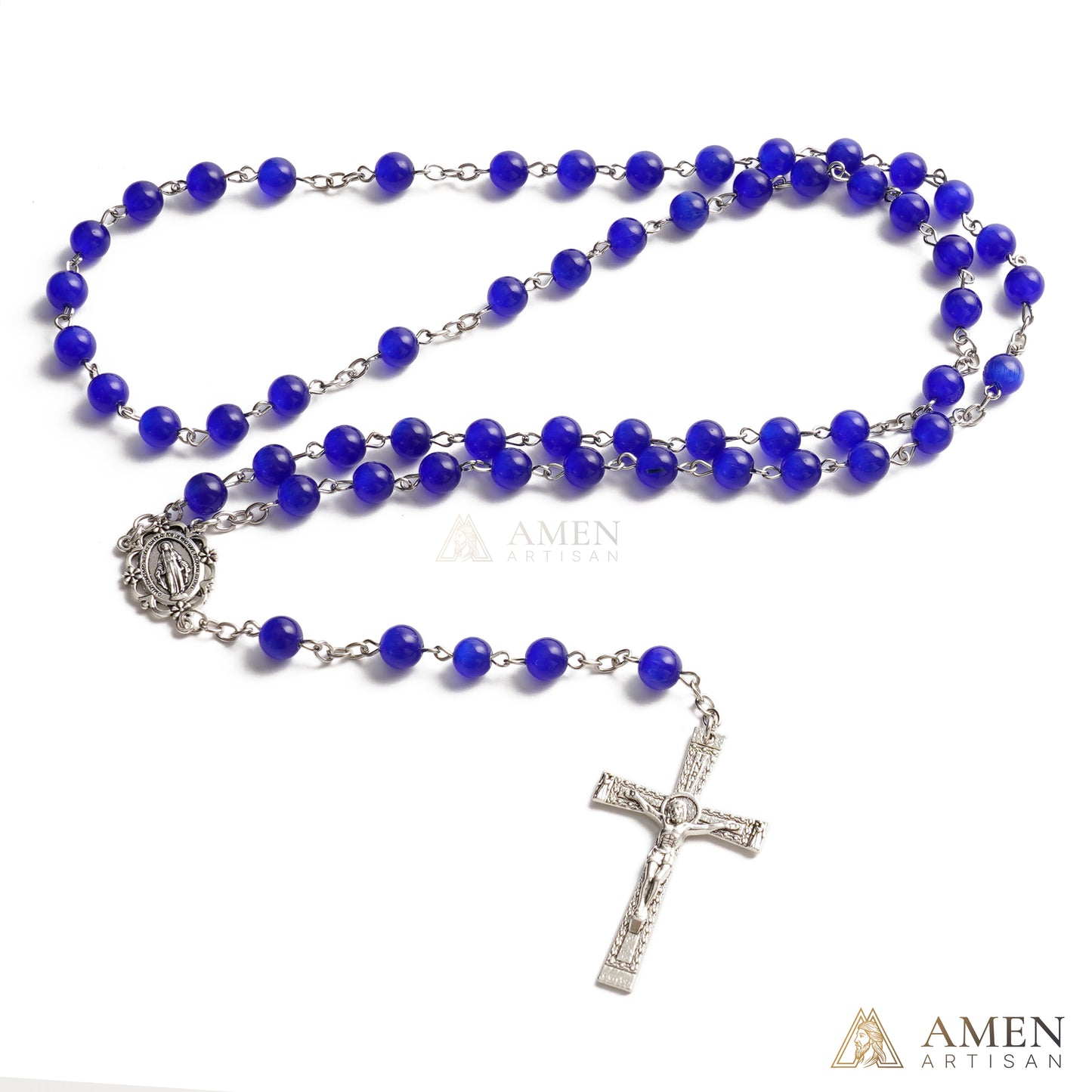 Blue Cat’s Eye  Rosary