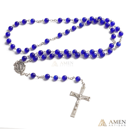 Blue Cat’s Eye  Rosary
