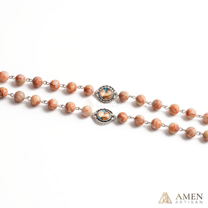 Red Vein Jasper Rosary