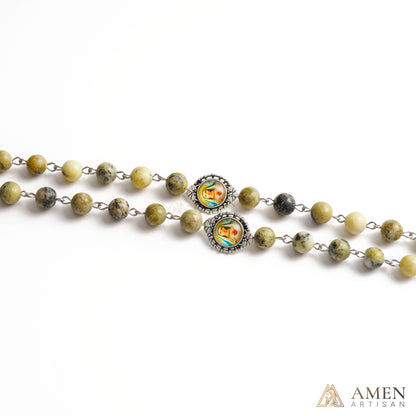 Yellow Turquoise Rosary