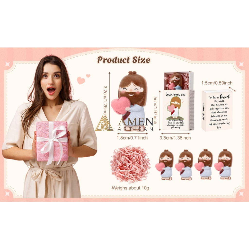 Jesus Doll Matchbox Gift Set Amen Artisan