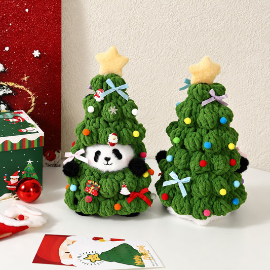 Panda Christmas Tree Plush Decoration