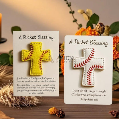 Handmade Leather Football Cross Sports Ornament