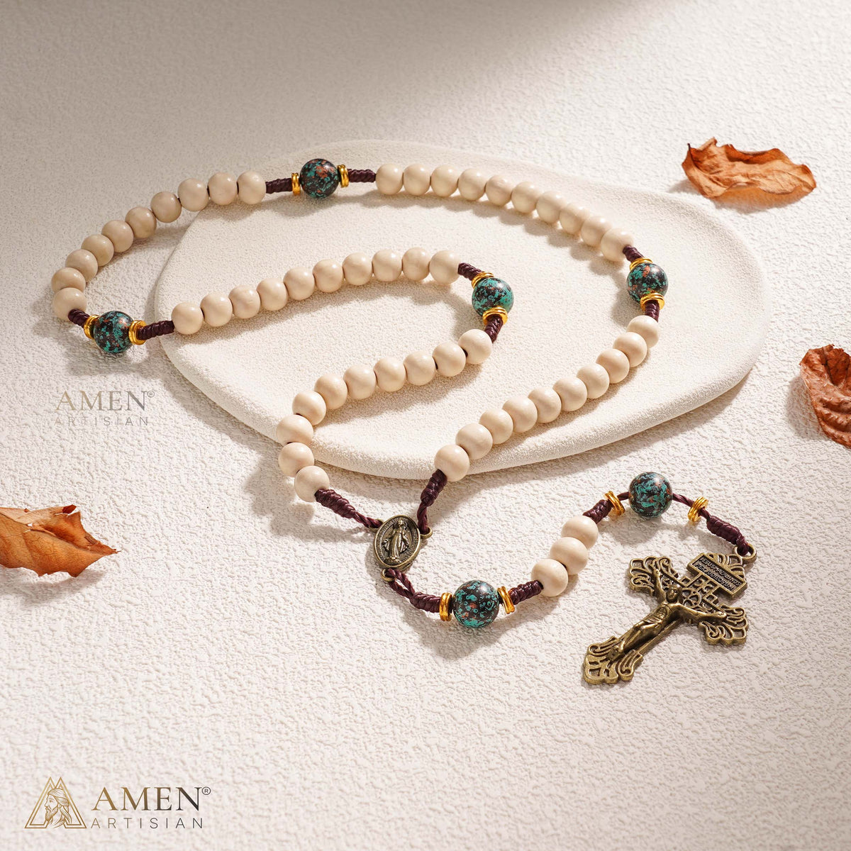 Ornate Crucifix Rosary