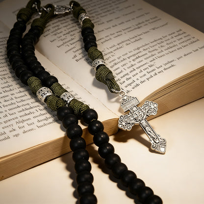 【Deal Today】Tactical Paracord Rosary – St. Michael Protection & Rugged Faith