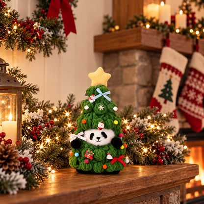 Panda Christmas Tree Plush Decoration