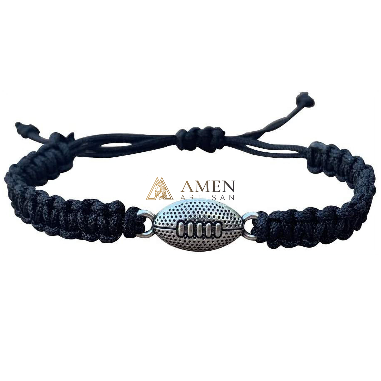 Football Braided Bracelet Amen Artisan