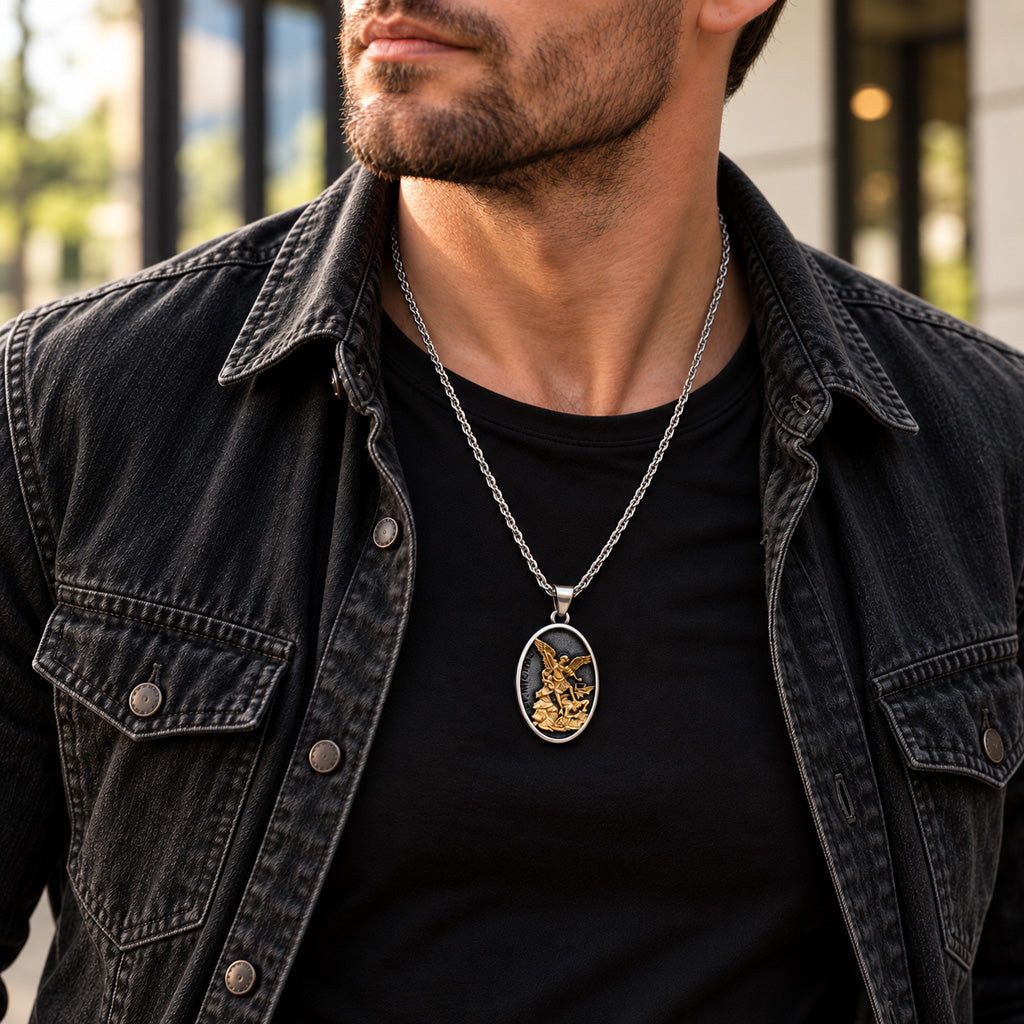 St. Michael Medal Necklace