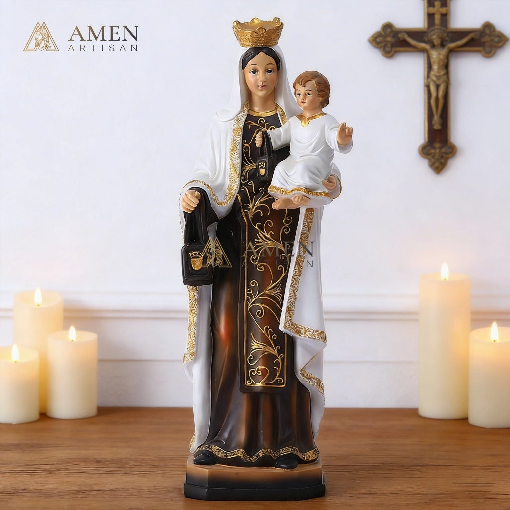 Madonna and Child Statue Amen Artisan