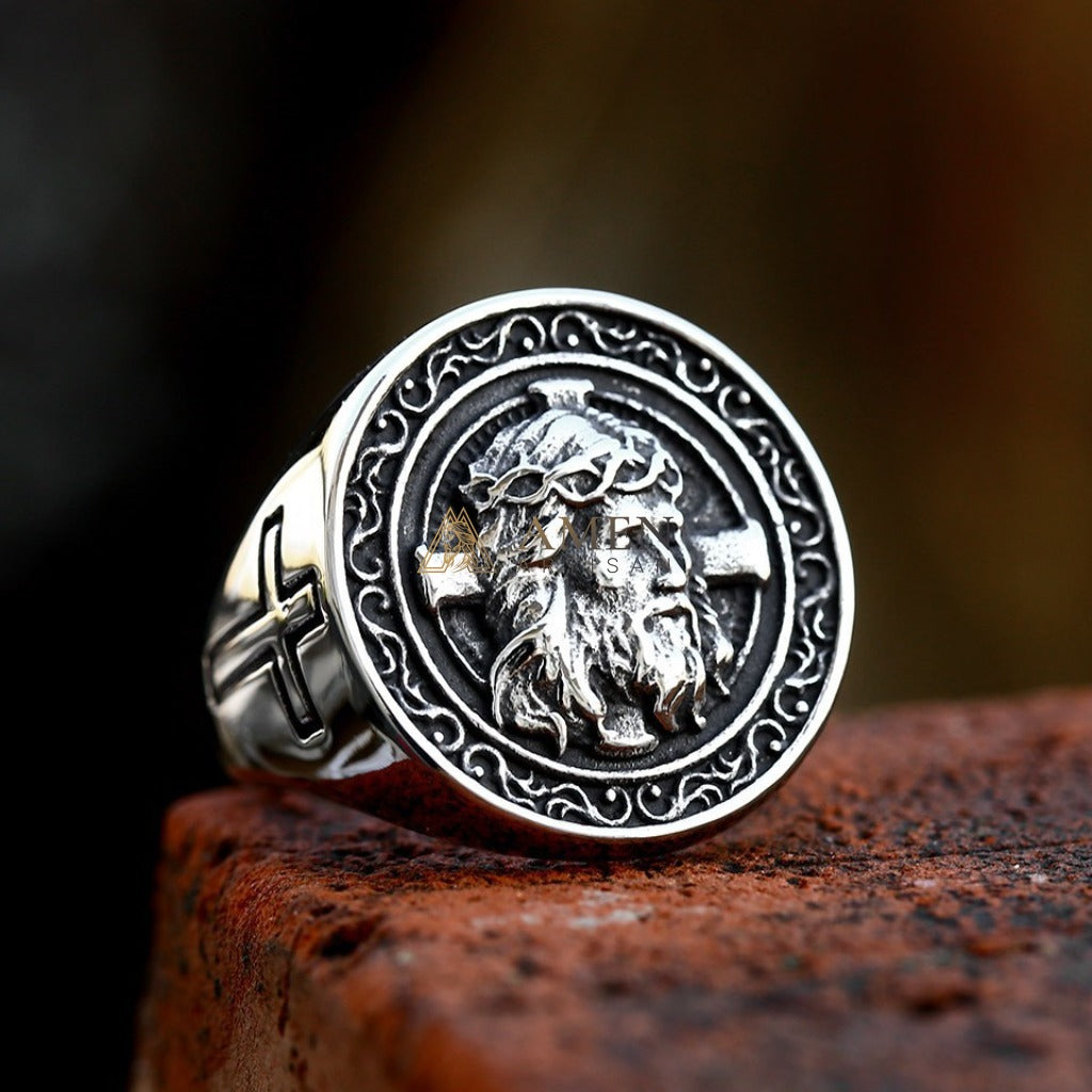 Crown of Thorns Jesus Ring Amen Artisan