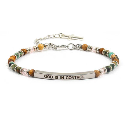 crucifix and Miraculous Medal Bracelet