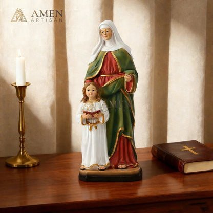 Virgin Mary with Child Statue Amen Artisan