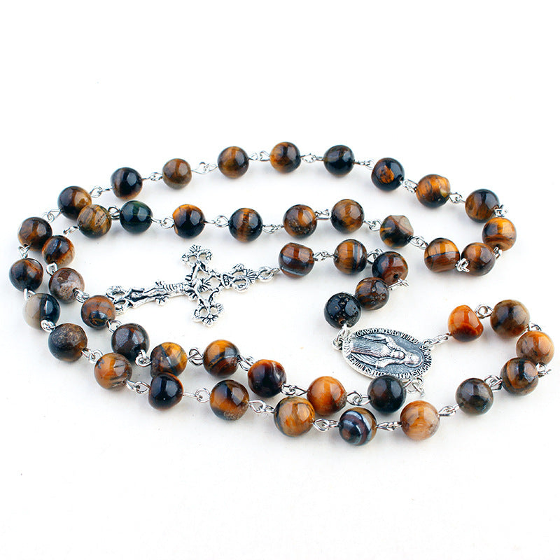 Tiger Eye Stone Rosary