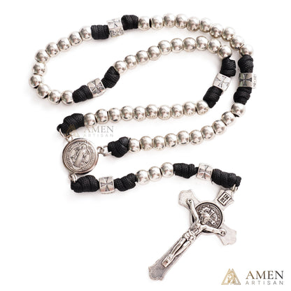 【Limited-Time 50% Off】Heavy Brass Saint Benedict Rosary – Built for Strength & Weight (~5oz)