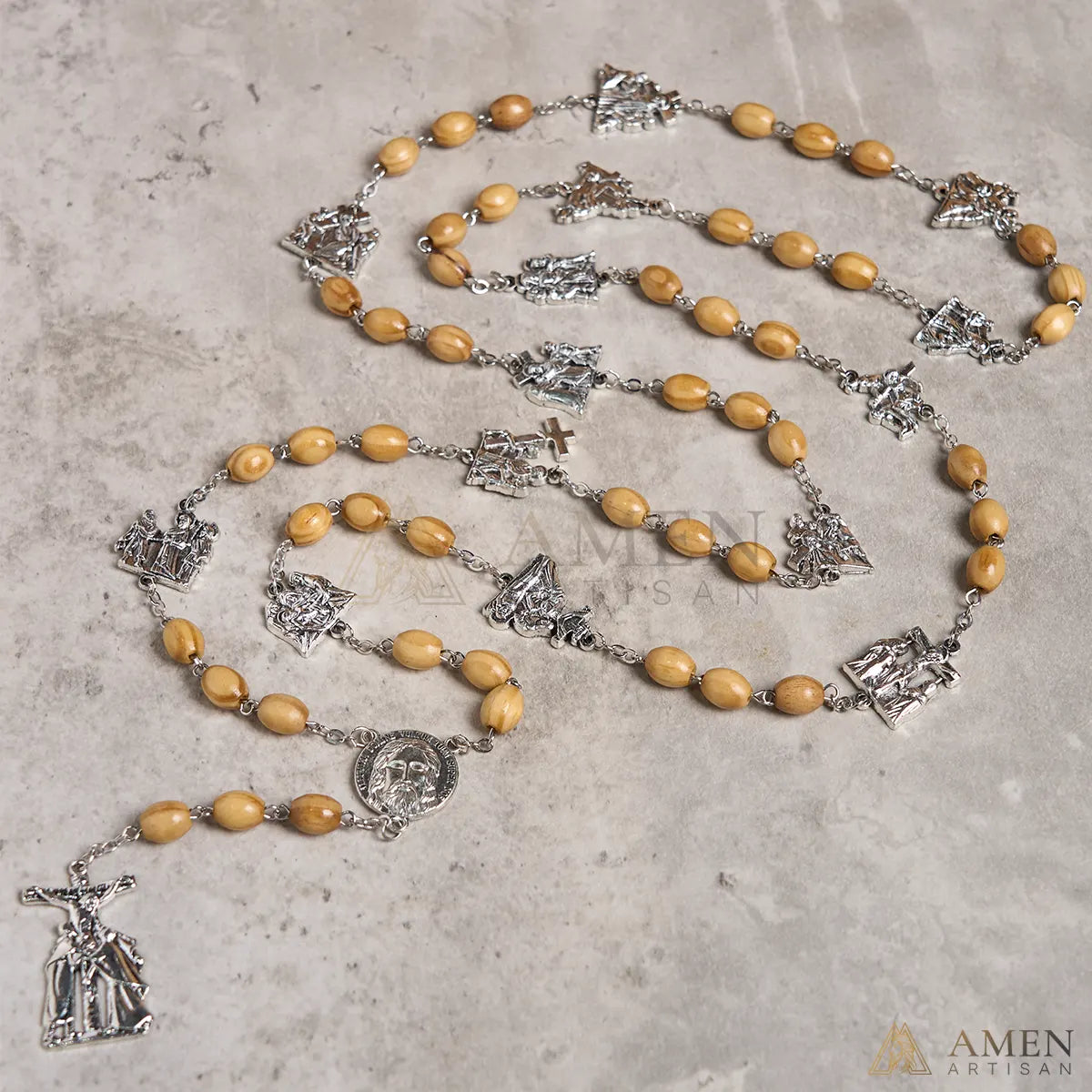 Stations of the Cross Rosary Amen Artisan